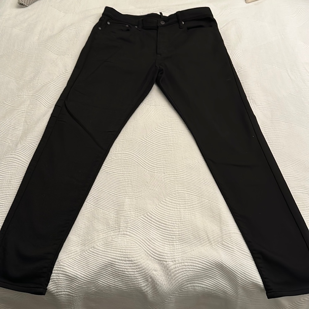 Uniqlo wool cotton pants in black size L
